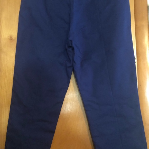 Blue dress pants with front zipper detailing - Picture 2 of 4